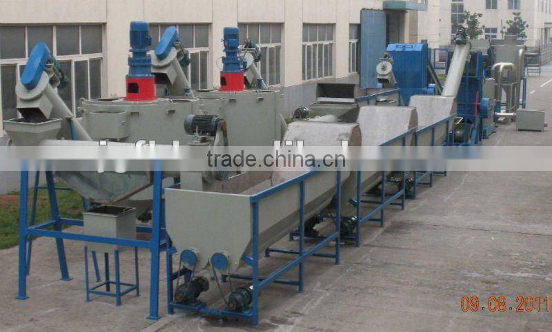 PET bottle recycling line/waste recycling machine