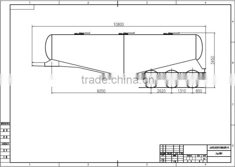 Factory Price Hot Sale Bulk Cement Tanker Semi Trailer especial for export
