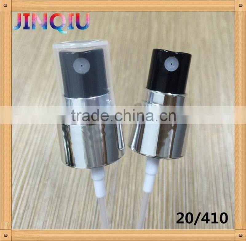 20/410 plastic micro sprayer fine mist sprayer with silvery plating