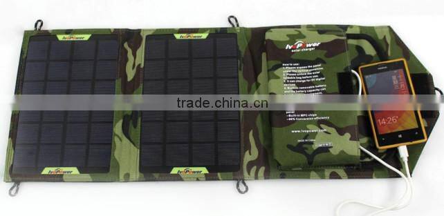 Free Sample!!!Ivopower 7W Solar Mobile Charger, High Quality Solar Charger Bag