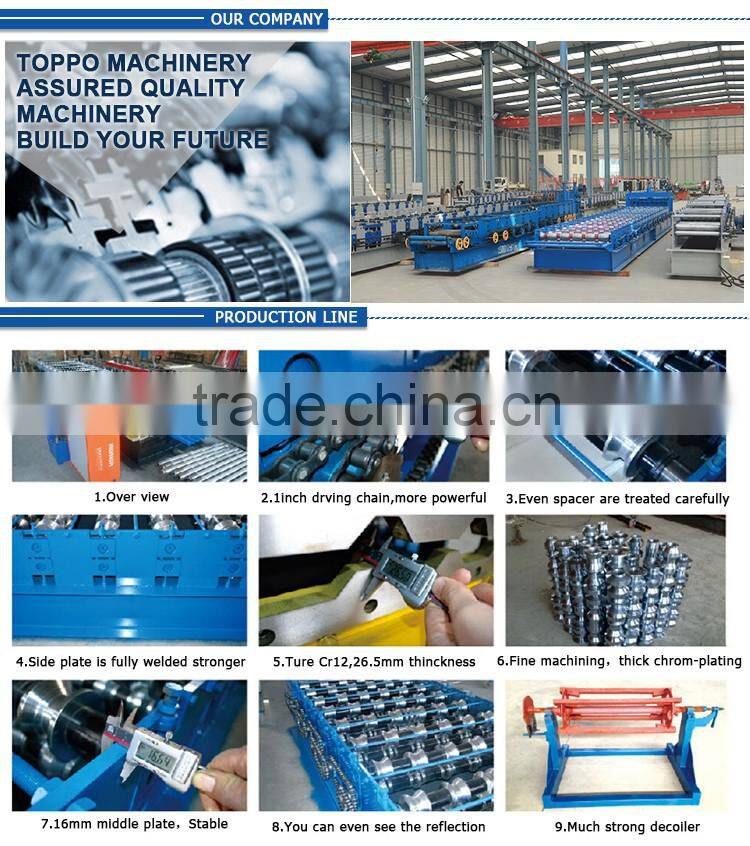 Professional Construction double roof sheet equipment