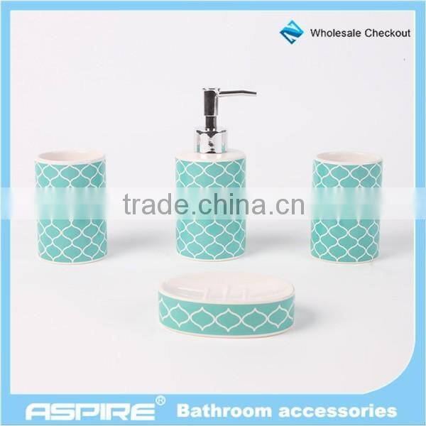 Ceramic bath set