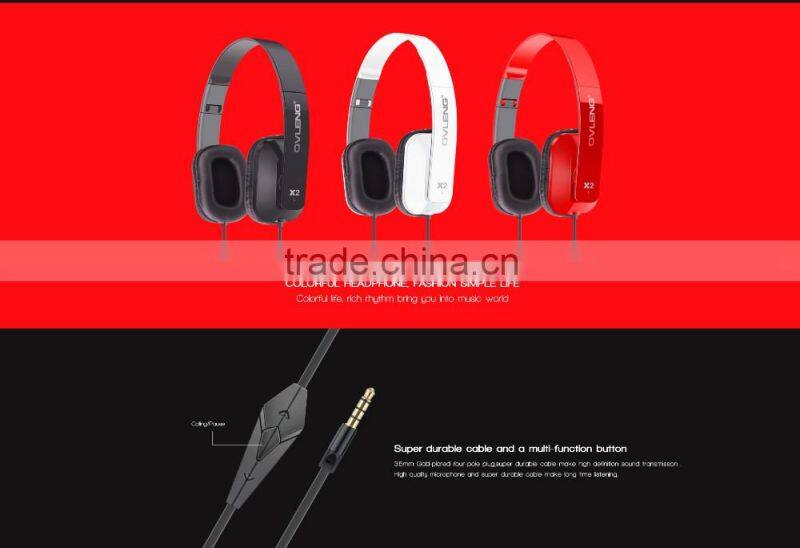 SUPER BASS 3.5MM PLUG STEREO HEADPHONES WITH CABLE MICROPHONE CONTROL