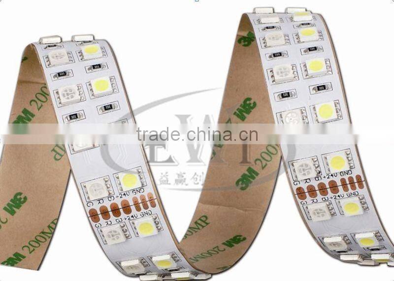 Best quality 5M 5050 RGBW led flexible strip with double rows