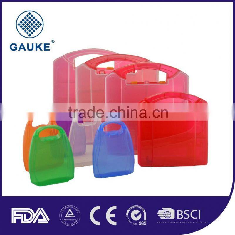 CE FDA variety sizes PP plastic empty first aid box, frist aid kit