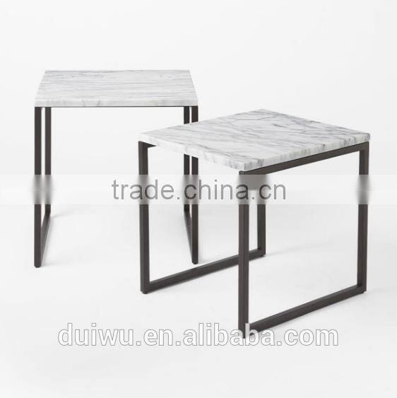 Simple style home furniture living room metal round bed side table