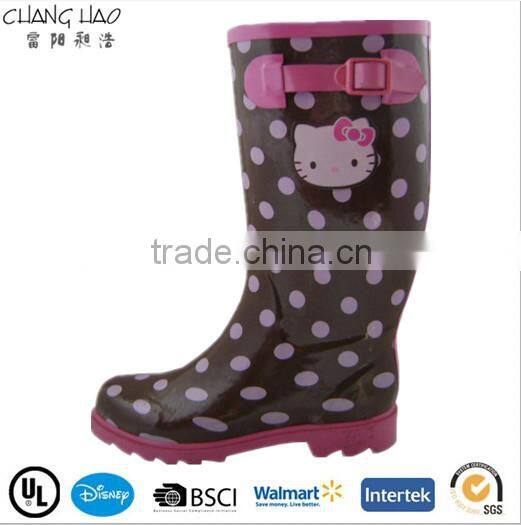 (CH.W011) ladies fashion rubber rain boots wellington boots