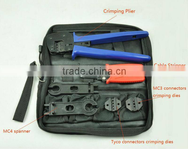 A-K2546B Solar cable crimping tool kits,solar pv tool for MC3/MC4 connectors