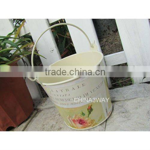 Garden metal bucket