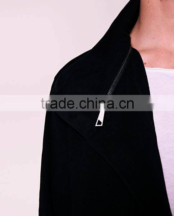 Guangzhou Daijun OEM hot selling with hool with zip men blank black 100 cotton elongated god like the hoodies