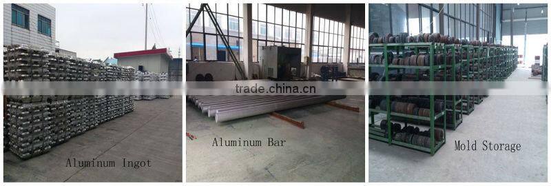 hot selling larger diameters aluminum extrusion pipe