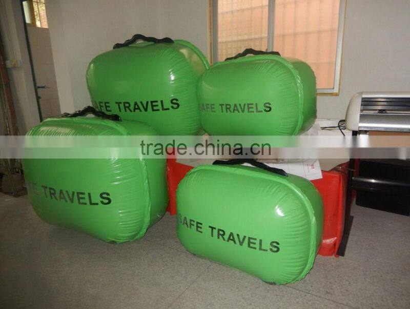 2016 hot selling giant inflatable suitcase for advertising