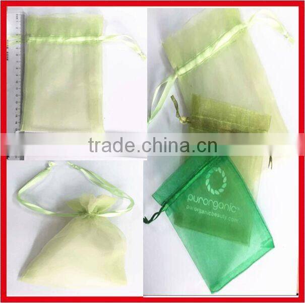 Custom Design Logo Jewelry Packing Drawable Organza Bags ,Wedding Gift Bags & Pouches