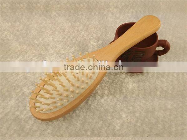 Professional wooden hair brush