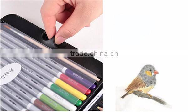 promotional 24 36 48 72 color wooden watercolor pencil set