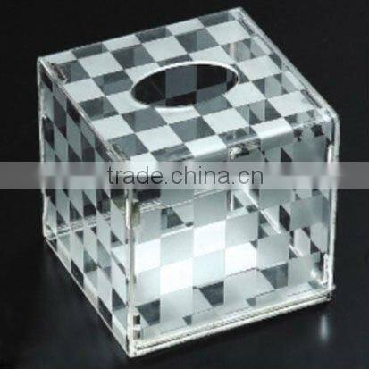 Functional acrylic tissue box