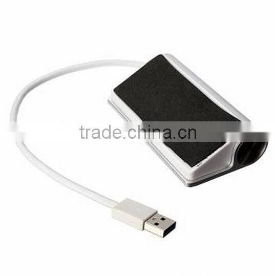 New Portable USB 3.0 4 Port Aluminum USB Splitter Hub With USB Cable