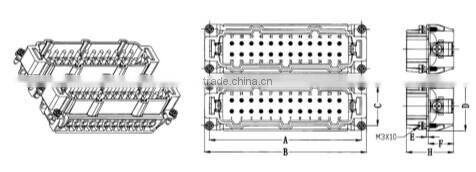 HE-048 Germany Connector Heavy Duty Connector
