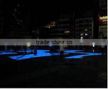 LED geometric floor tiles