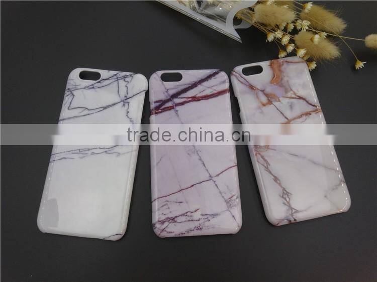 factory price for iphone 6 marble case hard pc cover case with many marble designs