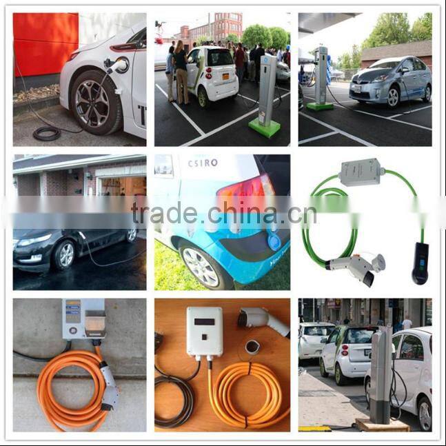 Type 1 32A Wall Mount EV Charging station with J1772 ev plug wall box ev charger