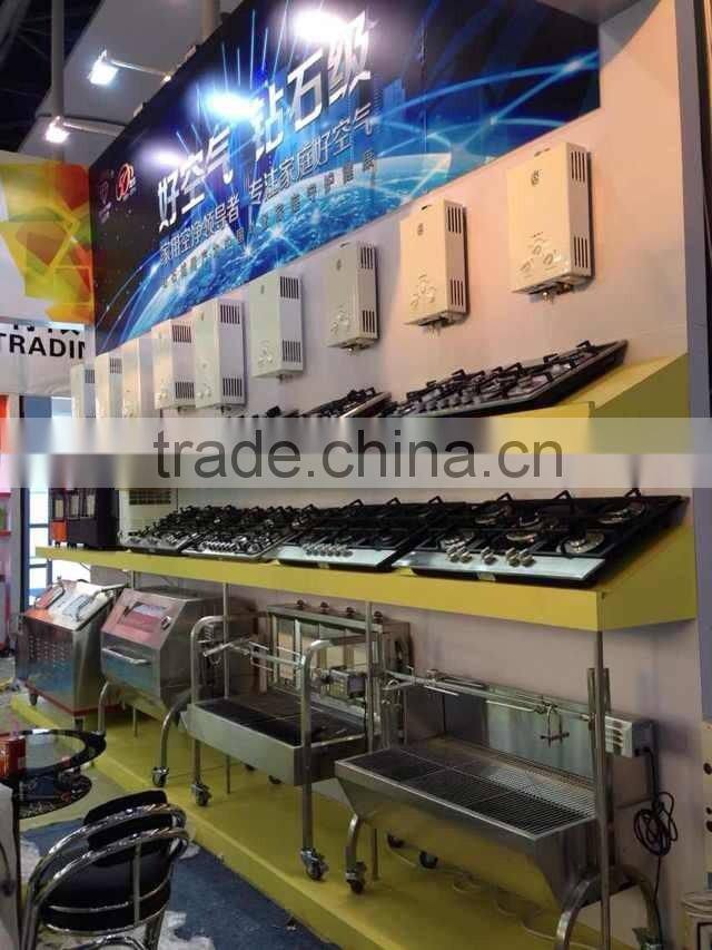 Electric Burner Indoor Gas Stove with Natural Gas/ LP Gas Stainless Top