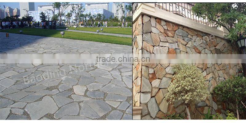 natural random paving stone for garden flooring