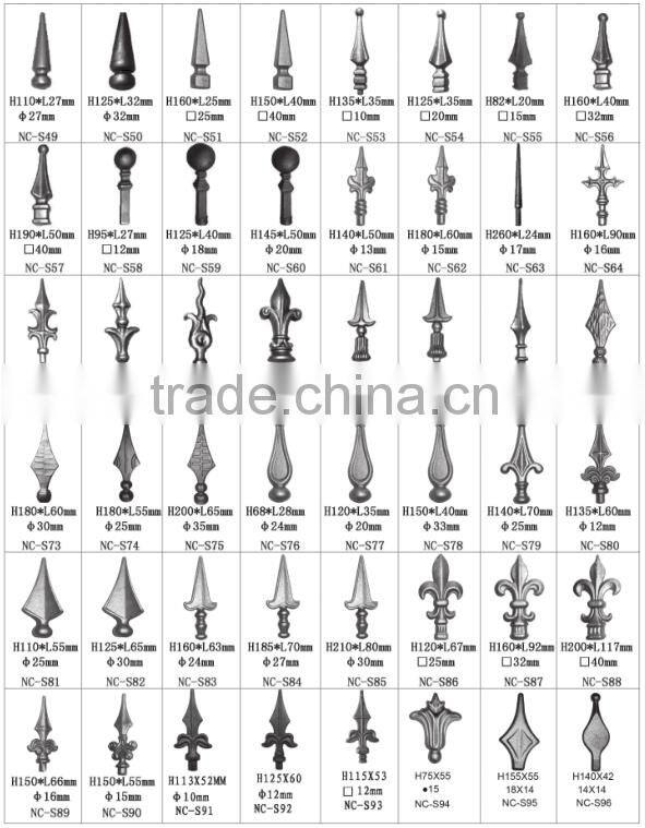 Ornamental wrought iron,wrought iron components
