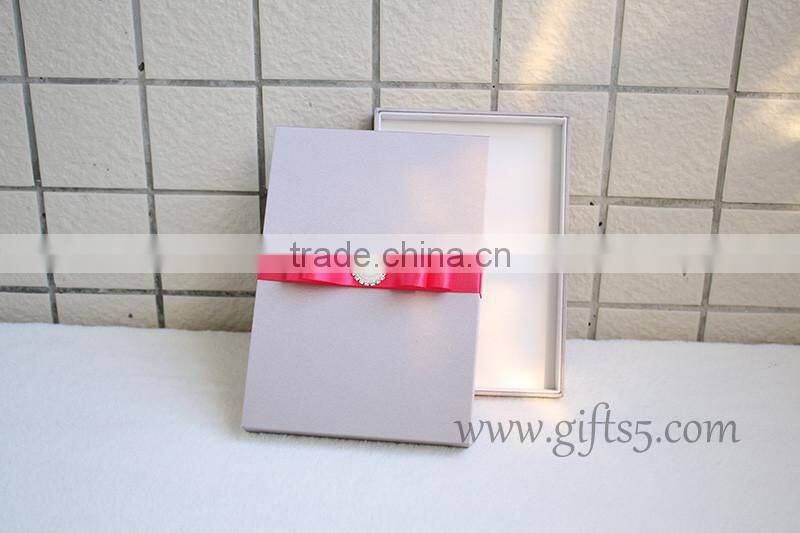 High end wedding invitation box wedding gift boxes in handmade