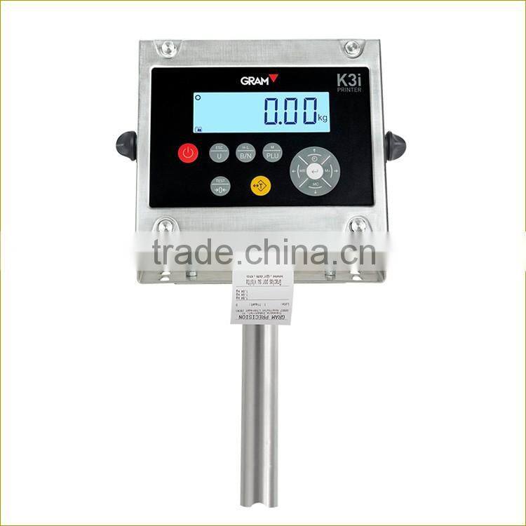 K3ip Stainless Steel Digital Weighing Indicator with Printing Function