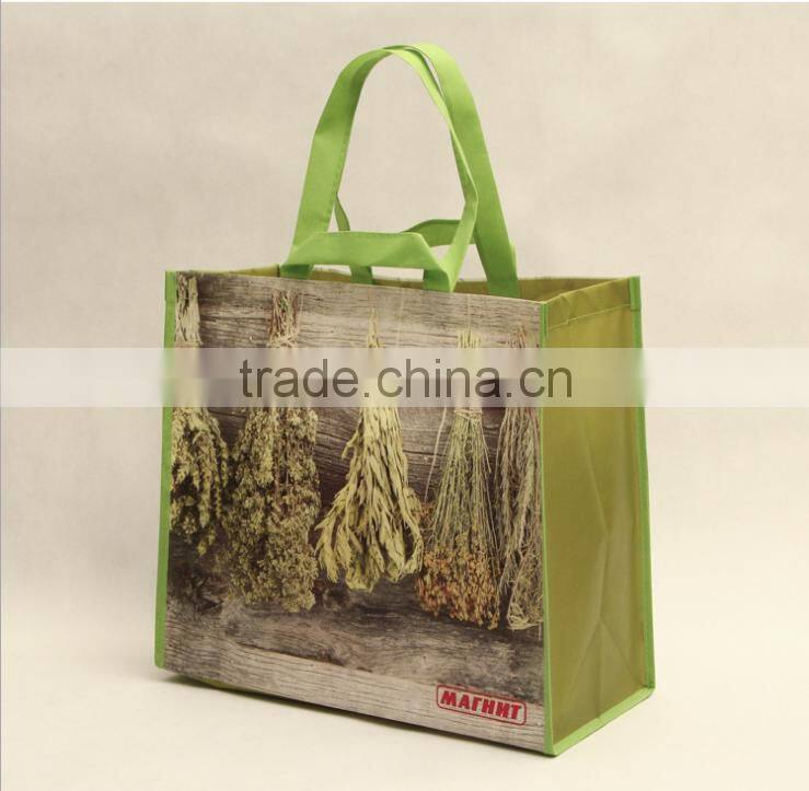 Reusable Logo Printed PP Shopping Bag