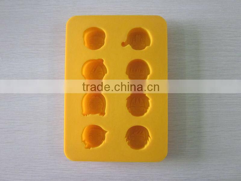 7.4 inch 5 bar silicone chocolate bar mold