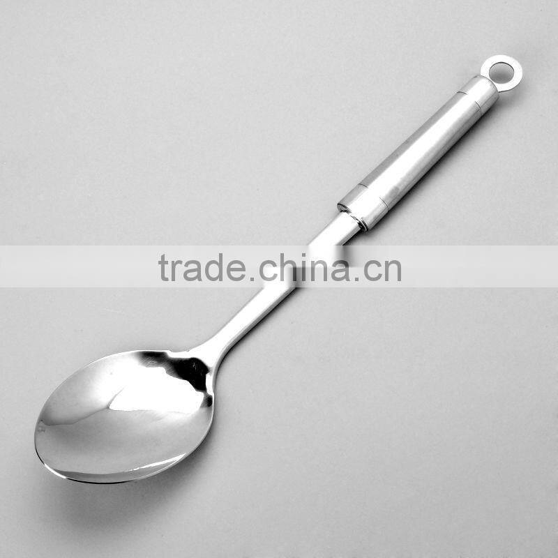 Stainless steel stylish kitchen solid spoon utensil