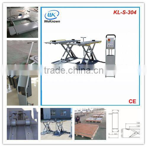 2015 alibaba hot sale portable hydraulic scissor car lift / scissor lift elevator