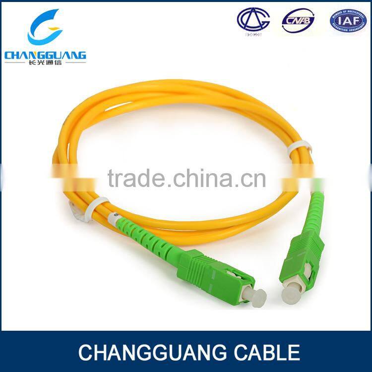 Factory supply high quality all type ST FC SC LC single mode fiber optical patch cord