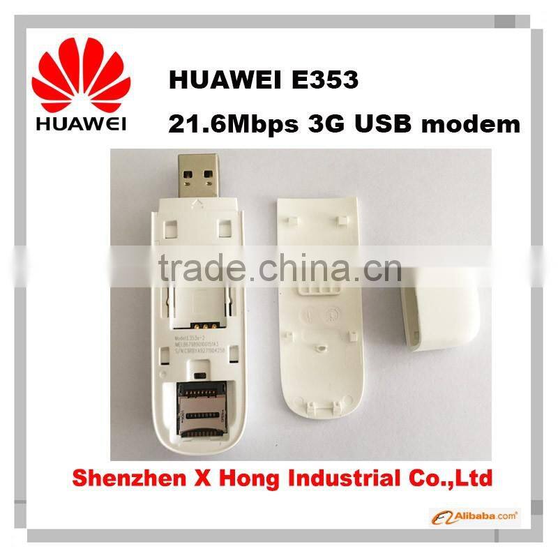 Brand New Original Unlock HSPA+ 21.6Mbps HUAWEI E353 USB 3G Dongle Support 850/1900/2100MHz
