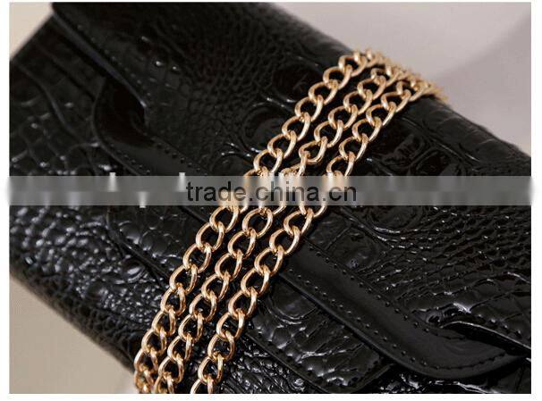 new lady leather handbag fashion makeup bag