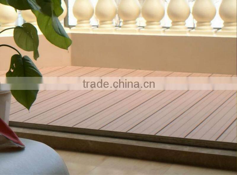 wood plastic composite outdoor waterproof decking