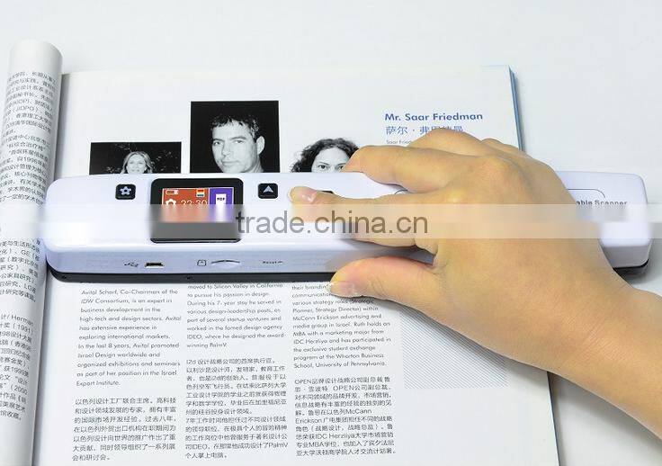 High Speed Portable Scanner A4 Size Document Scanner 1050DPI JPG/PDF Support 32G TF Card Mini Scanner Pen with Pre View PIcture