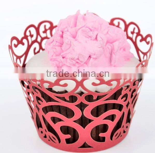 2016 mini cake packaging laser cut paper