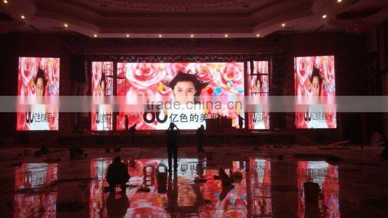 Shenzhen manufacturer HD led video wall P3.91 SMD die-casting aluminum led display screen for rental