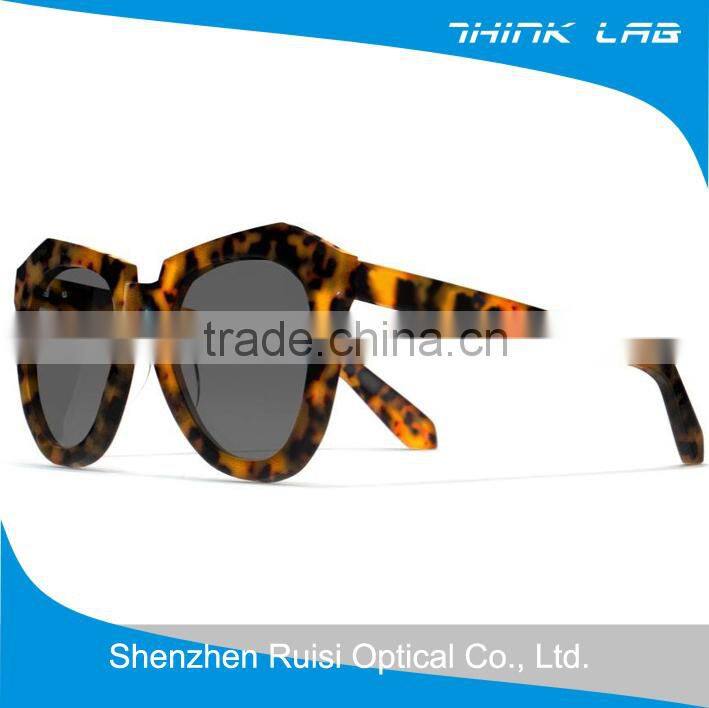 Italy design ce sunglasses tortoise sun glasses for unisex in Shenzhen