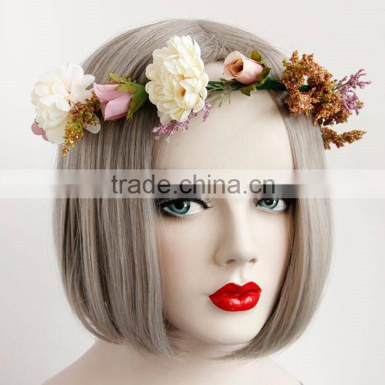 MYLOVE Bohemia style hair garland handmade flower garland