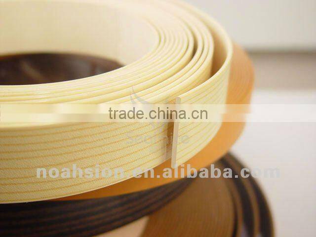 wooden color pvc edge banding tape