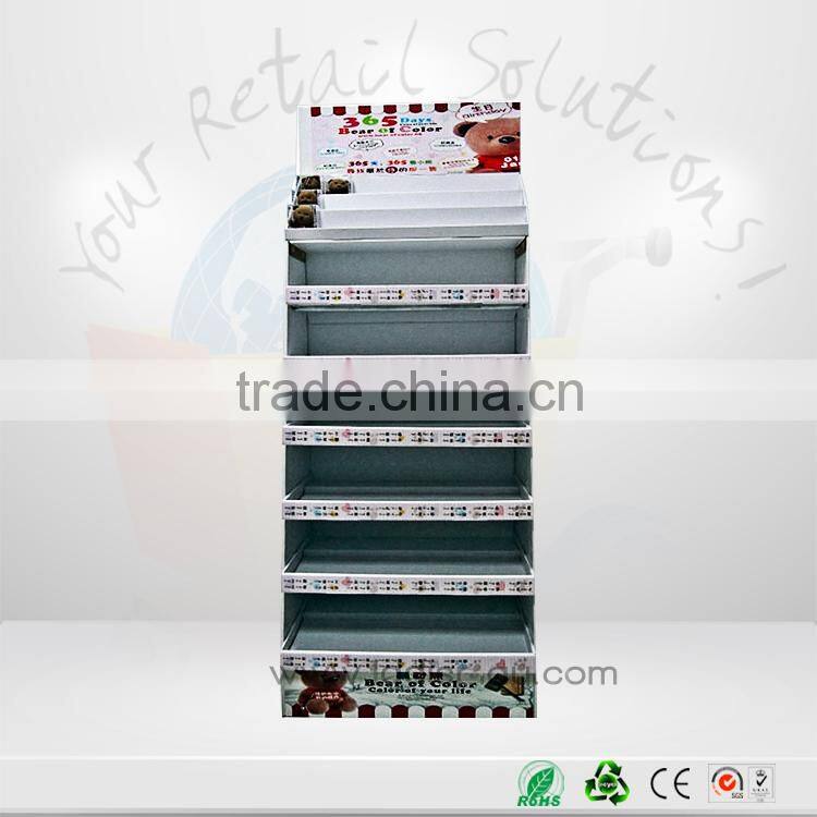 Custom pop up cardboard display stand