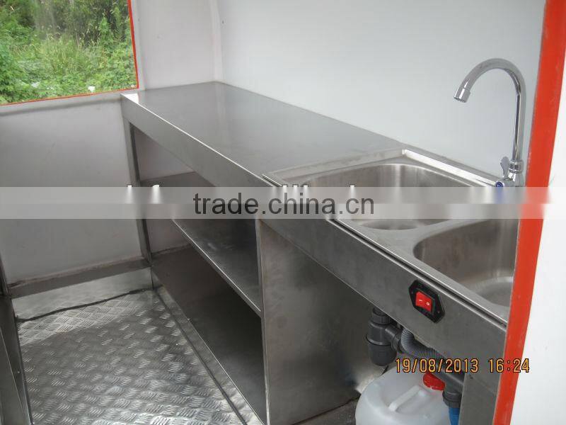 chinese electric truck Mobile fast food truck for sale