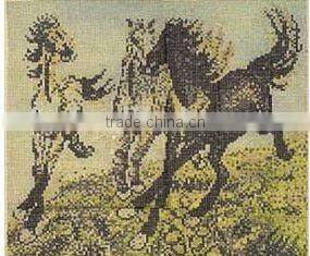 animal horse mosaic art patterns