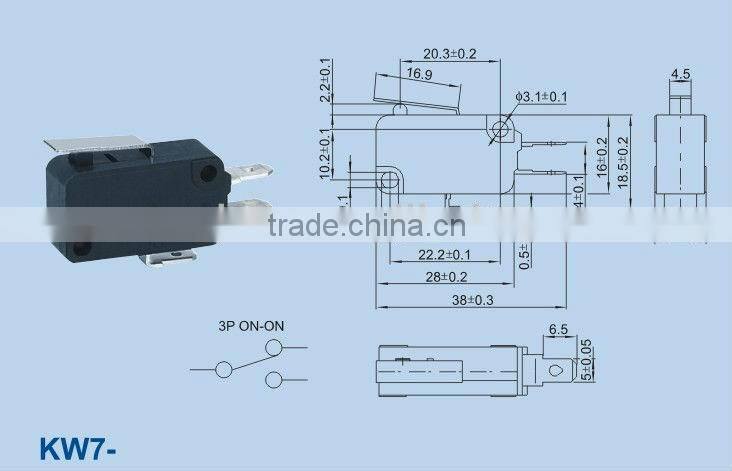momentary micro switches t125 5e4
