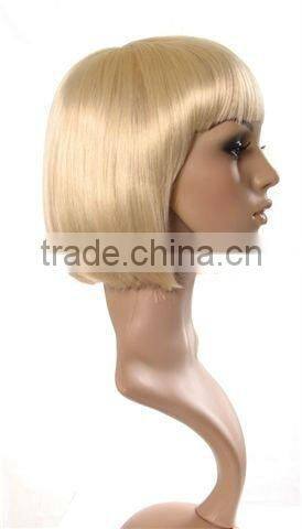100% Virgin Silk Top Natural Blonde Jewish Wigs