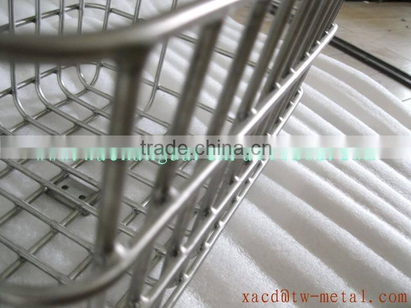 custom titanium bicycle basket bike front rack titanium bike luggage basket